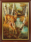 Янтарная картина "В лесу" 40x60