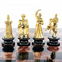 Шахматы из камня "Русско-турецкие", фотография 2. Интернет-магазин ЛАВКА ПОДАРКОВ