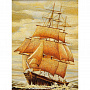 Янтарная картина "Корабль" 30x40, фотография 2. Интернет-магазин ЛАВКА ПОДАРКОВ