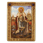 Икона "Александр Невский" 21,5 х 29,5 см