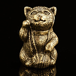 0019204 Бронза НАПЕРСТОК "Котик" 2,2*2,4*3,5см (93721)