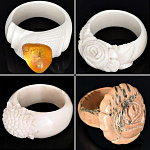 0028790 Бивень мамонта КОЛЬЦО/ПЕРСТЕНЬ В АССОРТИМЕНТЕ