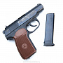 Модель пистолета Макарова с холостыми патронами, фотография 6. Интернет-магазин ЛАВКА ПОДАРКОВ