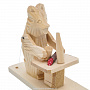 Богородская деревянная игрушка "Медведь с закуской", фотография 2. Интернет-магазин ЛАВКА ПОДАРКОВ