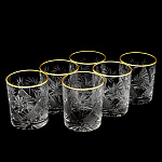 0041135/25406-5107 Набор стаканов д.виски отв.зол, 330 г, 1000/1-  метелица