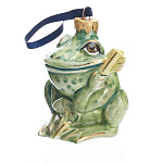 -0,05л Фарфор МИНИ-ШТОФ "ЦАРЕВНА-ЛЯГУШКА" в цвете и золоте 0,05л в комплекте 