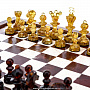 Шахматы из камня с янтарными фигурами "Европейские", фотография 2. Интернет-магазин ЛАВКА ПОДАРКОВ