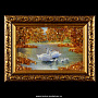 Картина янтарная 15х11 см (сюжет в ассортименте), фотография 1. Интернет-магазин ЛАВКА ПОДАРКОВ