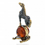 Статуэтка с янтарем "Лошадка на подкове", фотография 4. Интернет-магазин ЛАВКА ПОДАРКОВ