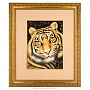 Картина янтарная "Тигр" 57х47 см, фотография 1. Интернет-магазин ЛАВКА ПОДАРКОВ