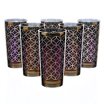   ГХСЗ RNKFG56 Набор 6 стаканов, 230 мл "Королевская фуксия + Иллюзия"