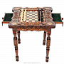 Шахматный стол с янтарными фигурами, фотография 2. Интернет-магазин ЛАВКА ПОДАРКОВ