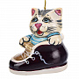 Статуэтка подвесная "Кот в ботинке", фотография 1. Интернет-магазин ЛАВКА ПОДАРКОВ