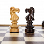 Шахматы-шашки с деревянными фигурами 37х37 см, фотография 4. Интернет-магазин ЛАВКА ПОДАРКОВ