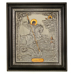 0071129 Гальванопластика ИКОНА "ГЕОРГИЙ ПОБЕДОНОСЕЦ" ГП-01