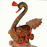 0020256 Хохлома КОВШ "ЛЕБЕДЬ" 34*26см 7 предметов