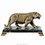 Бронзовая скульптура "Тигр" на каменной подставке, фотография 3. Интернет-магазин ЛАВКА ПОДАРКОВ