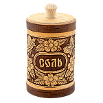  Береста ТУЕС ДЛЯ СОЛИ, h 15 см,d 8.5 см