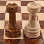 Шахматы деревянные с мраморным полем и фигурами "Подарочные", фотография 8. Интернет-магазин ЛАВКА ПОДАРКОВ