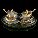 0069366 Златоуст ИКОРНИЦА "РУССКАЯ ИКРА"с эмалью