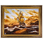 Картина янтарная "Шторм" 60х80 см