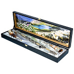 0090163 Кавказский  подарочный НАБОР КИНЖАЛ,2,РОЖКА