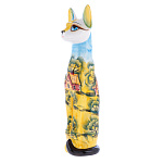 0073154  Сувенир КОШКА  роспись сюжеты ЛЕТО  7*31см 