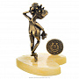 Бронзовая статуэтка "Лягушка с монетой", фотография 3. Интернет-магазин ЛАВКА ПОДАРКОВ
