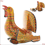 0019399 Хохлома питейный набор Глухарь с 6 рюмками (ВК) 6326