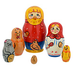 Матрешка "Русские сказки. Золотое яичко" 6 мест