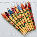 0066025/0010495-пласт. Сувенир РУЧКА шариковая "МАТРЕШКА"