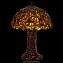 Настольная лампа из янтаря и бронзы "Дерево". Высота 48 см, фотография 1. Интернет-магазин ЛАВКА ПОДАРКОВ