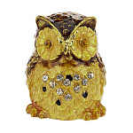 0016992-Желтая Фаберже Сувенир НАПЕРСТОК "Сова" в ассортименте