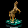 Скульптура из бронзы и малахита "Конь", фотография 2. Интернет-магазин ЛАВКА ПОДАРКОВ