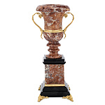 8271 Ваза-Кубок креноид с литьем из бронзы "Медичи" 140*140*370мм