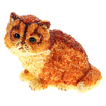 Скульптура из янтаря "Кот"