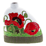  Керамика ВАЗА Горка малая"КРАСНЫЕ МАКИ"