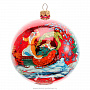 Новогодний елочный шар с художественной росписью, фотография 4. Интернет-магазин ЛАВКА ПОДАРКОВ