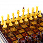 Шахматный ларец с янтарными фигурами "Статус", фотография 3. Интернет-магазин ЛАВКА ПОДАРКОВ
