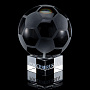 Лазерная графика "Футбольный мяч" на подставке, фотография 3. Интернет-магазин ЛАВКА ПОДАРКОВ
