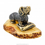 Статуэтка с янтарем "Собака Такса", фотография 2. Интернет-магазин ЛАВКА ПОДАРКОВ