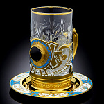 0011159 Златоуст Чайный Набор  "Эгоист " Агат