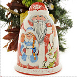 0021060 Хохлома чехол на бутылку "Дед Мороз" 0,5л 05620000000