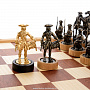 Шахматы деревянные с металлическими фигурами "Полтавская битва", фотография 6. Интернет-магазин ЛАВКА ПОДАРКОВ