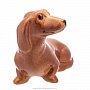 Фарфоровая статуэтка "Собака Такса", фотография 2. Интернет-магазин ЛАВКА ПОДАРКОВ