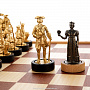 Шахматы деревянные с металлическими фигурами "Полтавская битва", фотография 7. Интернет-магазин ЛАВКА ПОДАРКОВ