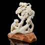 Скульптура из кости "Леопард", фотография 2. Интернет-магазин ЛАВКА ПОДАРКОВ