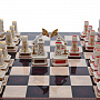 Шахматы с фигурами из фарфора "Нефтяные" 48х48 см, фотография 6. Интернет-магазин ЛАВКА ПОДАРКОВ