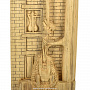 Деревянное резное панно "Бинокль" 44х21 см, фотография 3. Интернет-магазин ЛАВКА ПОДАРКОВ