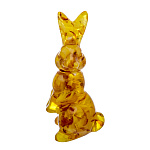 0069801 Янтарь Скульптура КРОЛИК-6 ,высота 8 см
